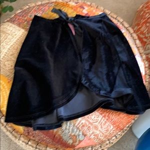 Black velvet Dance wrap